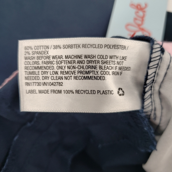 NWT Cat & Jack Girls School Uniform Pants Size 10 - Two Pack Fighter Pil… - Picture 3 of 7